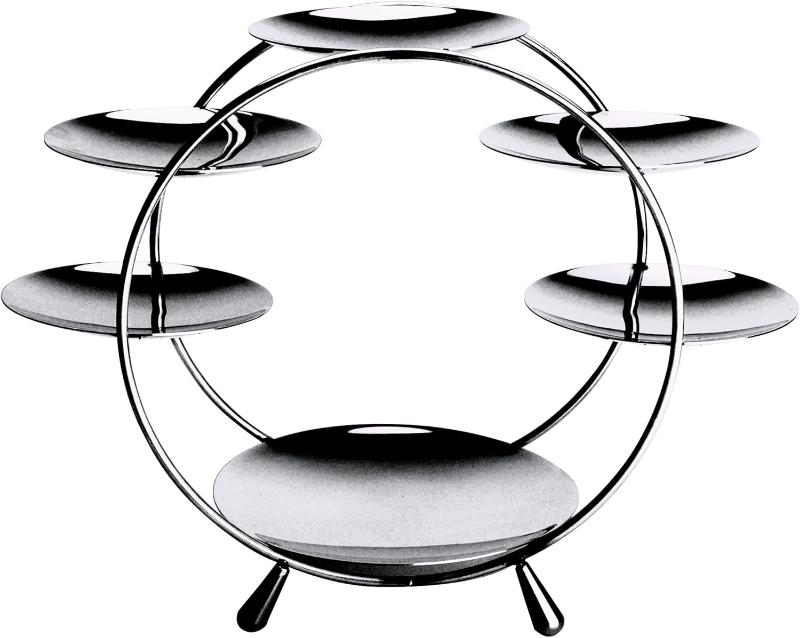 Mepra Stand With 6 Platters D7.5cm/D11cm Giotto